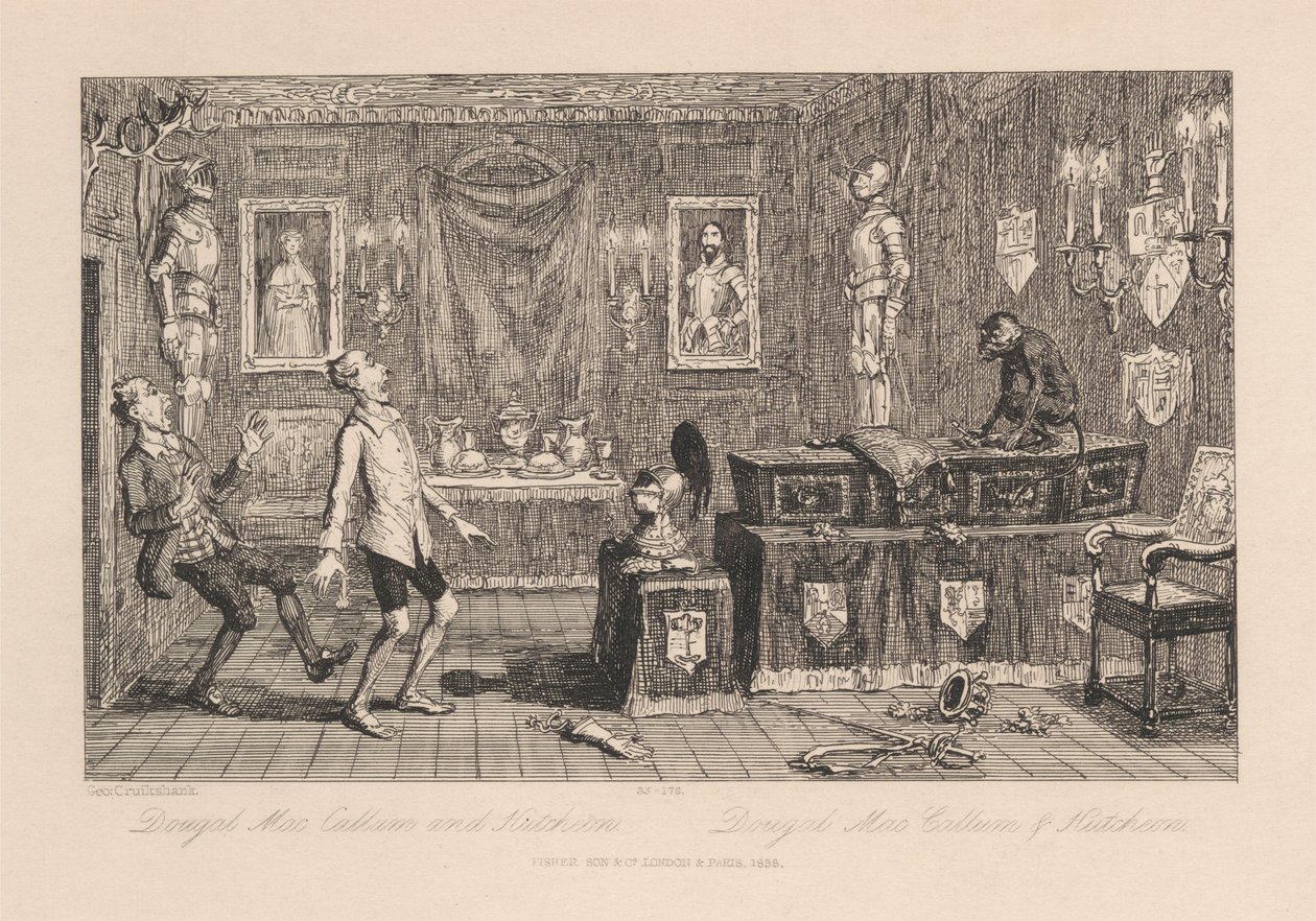 Dougal Mac Callum und Hutcheon von George Cruikshank