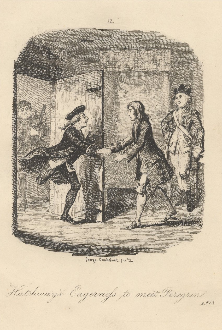 Hatchways Eifer, Peregrine zu treffen von George Cruikshank
