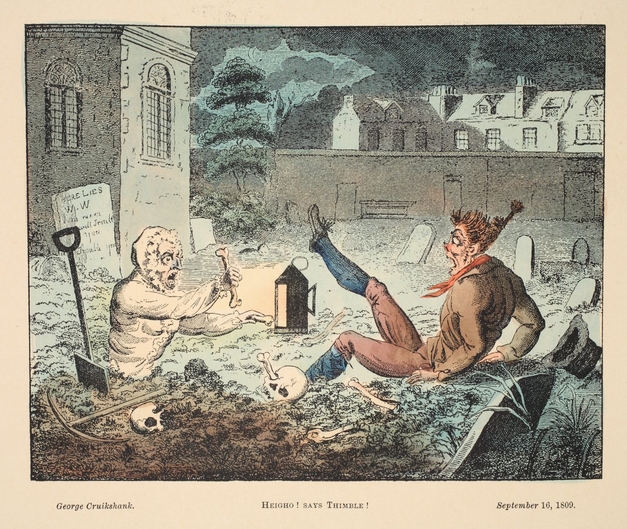 Heigho! Sagt Thimble!, veröffentlicht 1809 von George Cruikshank