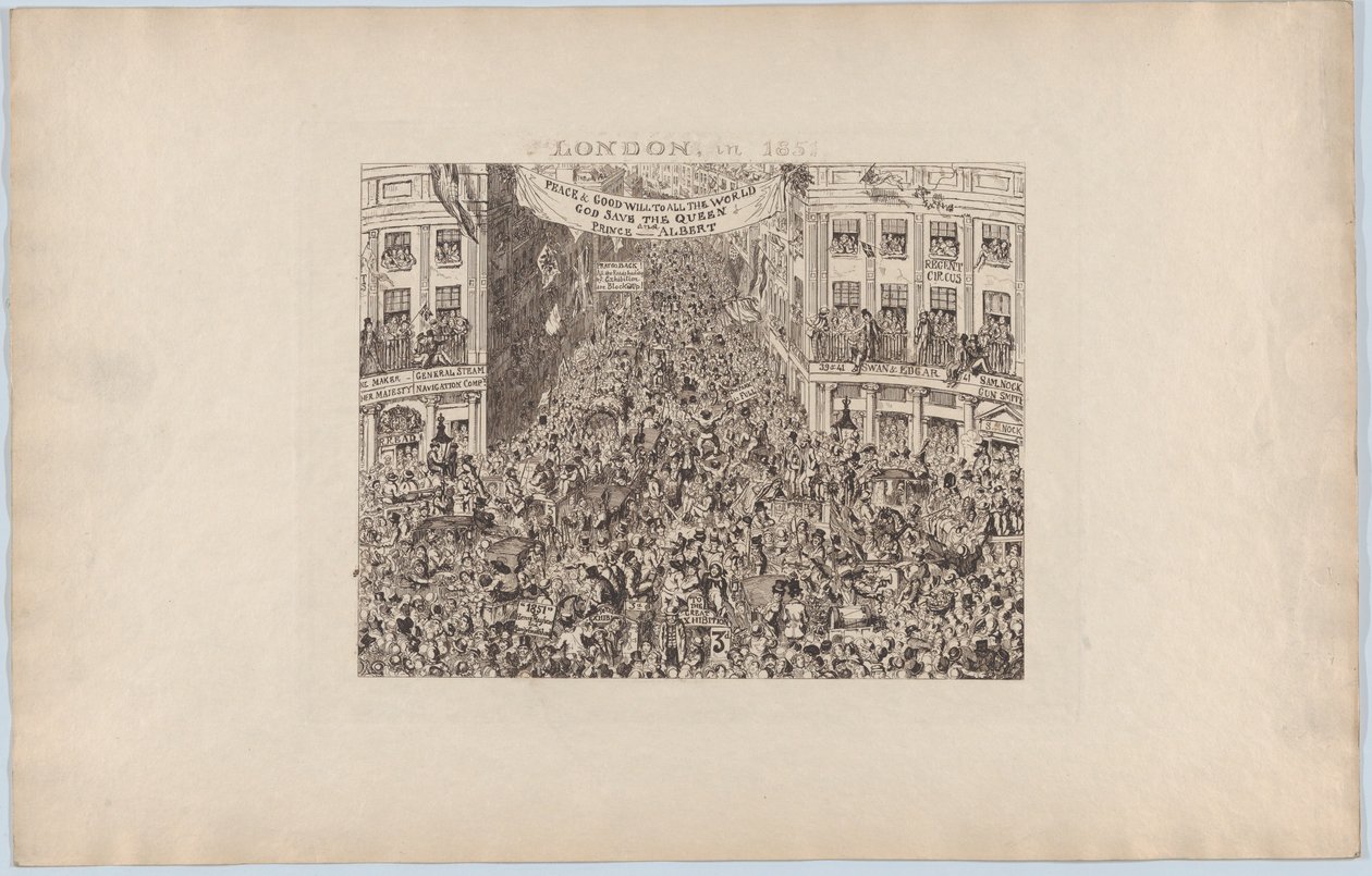 London, 1851 von George Cruikshank