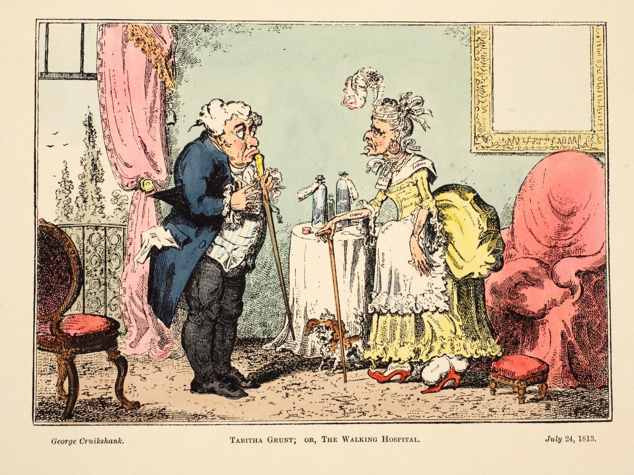 Tabitha Grunt; oder, Das wandelnde Krankenhaus von George Cruikshank