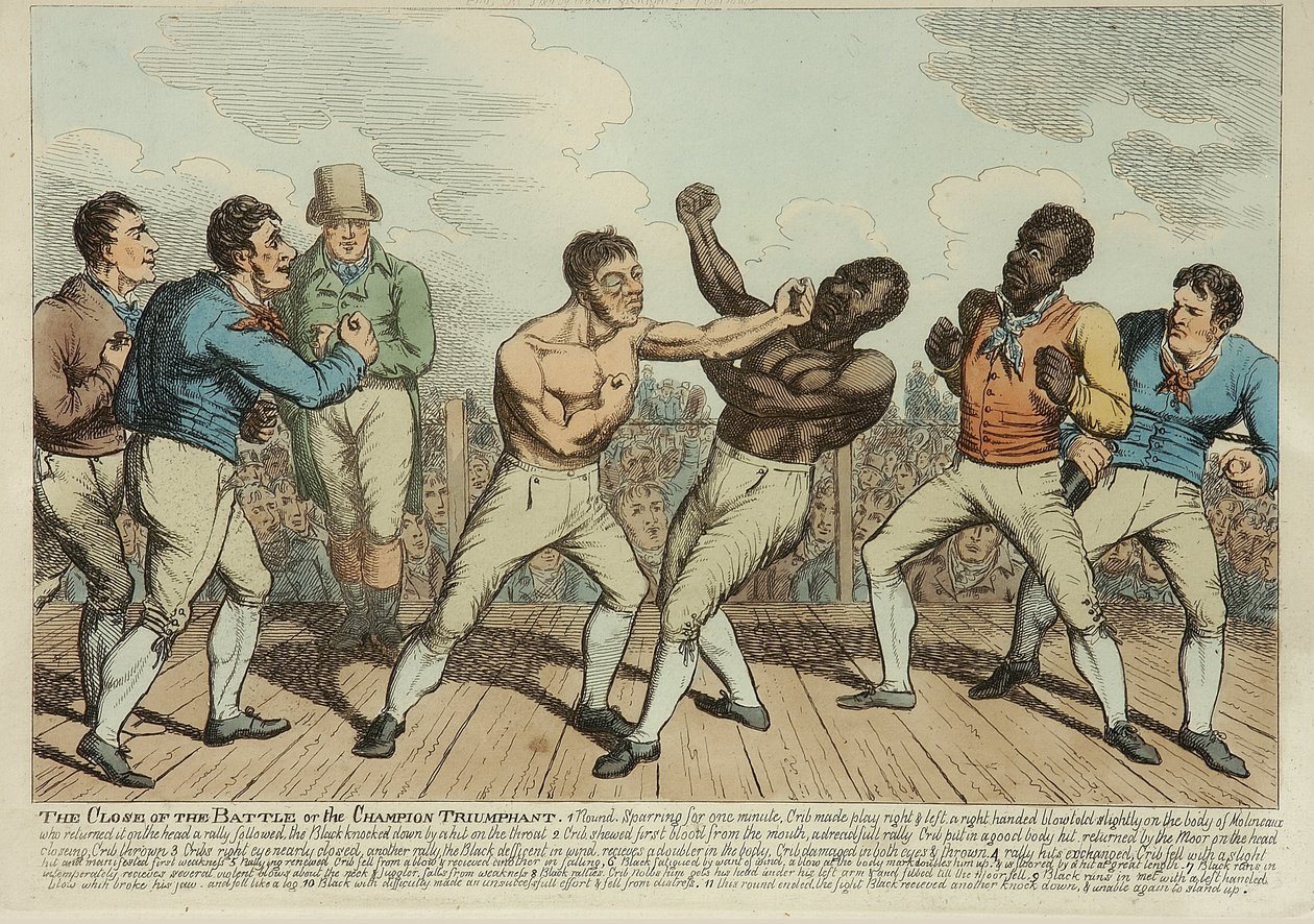 Das Ende der triumphalen Schlacht von George Cruikshank