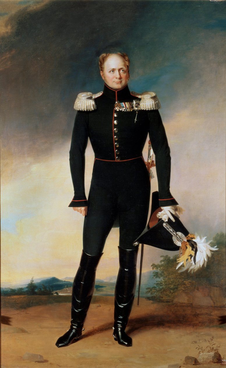 Porträt von Kaiser Alexander I., 1825 von George Dawe