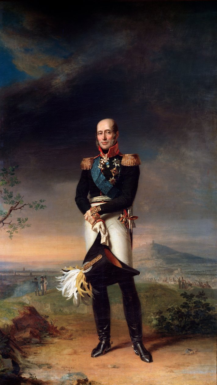 Porträt von Feldmarschall Graf Mikhail Barklay-de-Tolli, 1829 von George Dawe