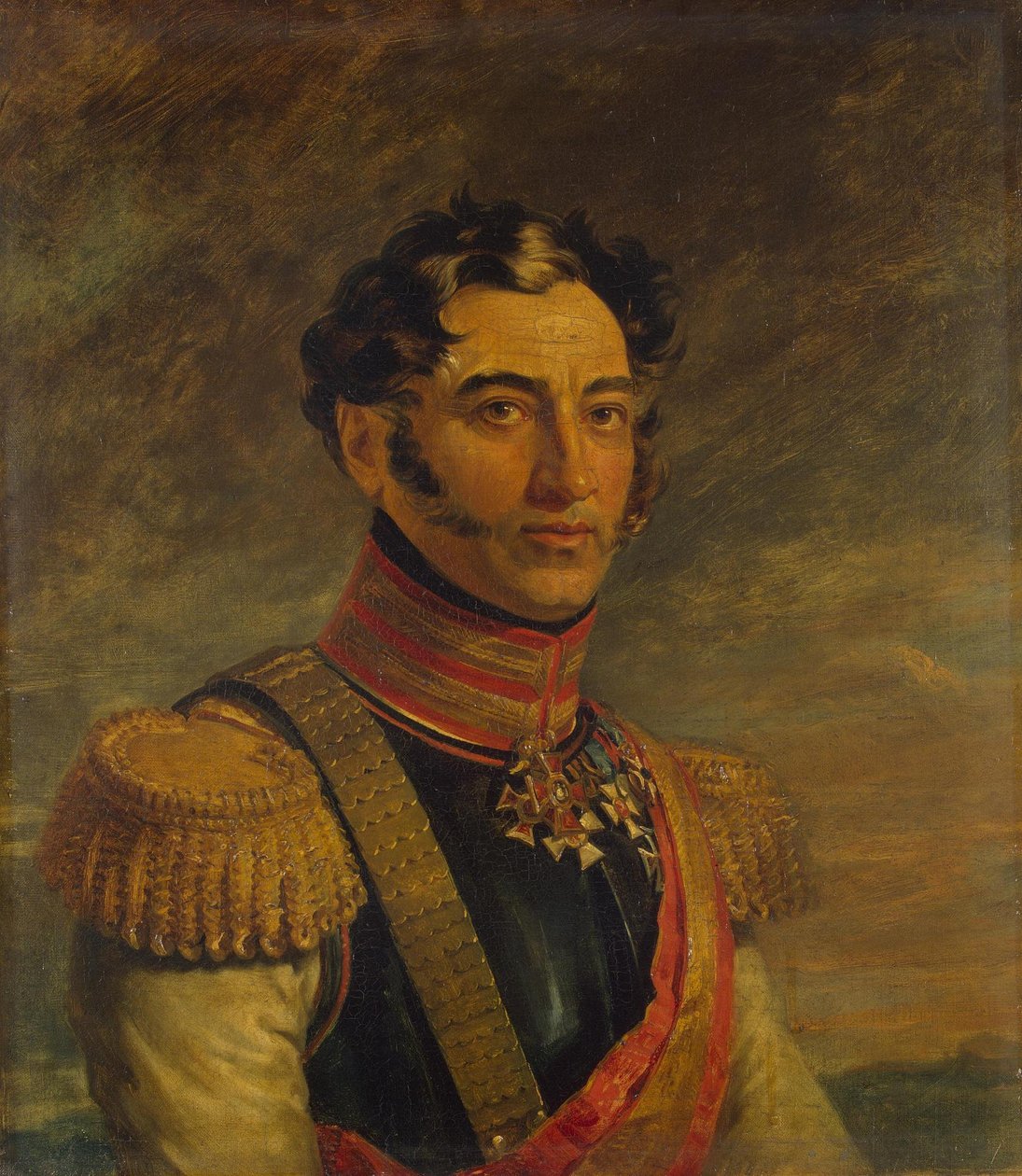 Porträt von Arsenyev, Mikhail Andreyevich (1779–1838) von George Dawe