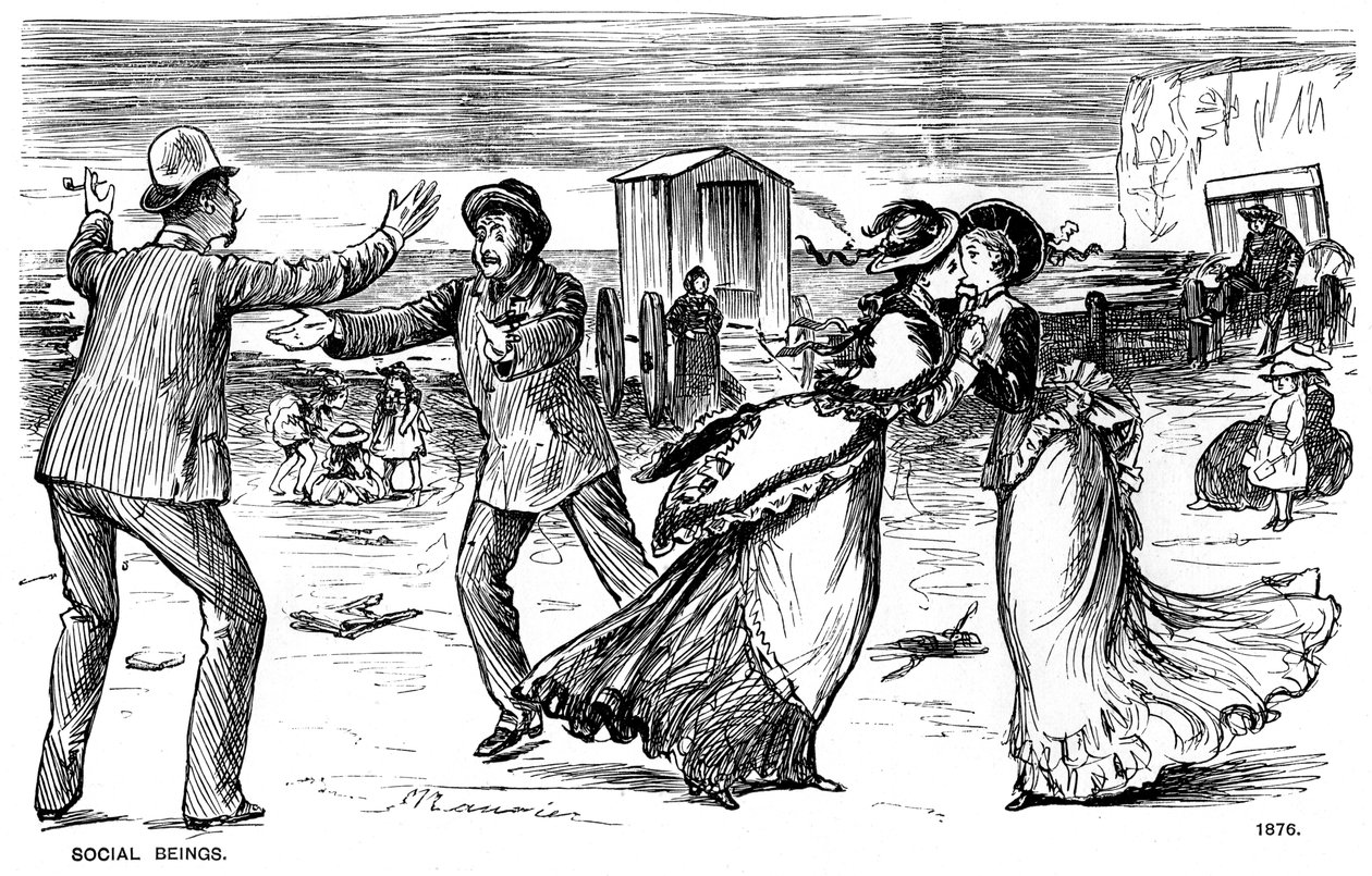 Soziale Wesen, 1876-1891 von George du Maurier