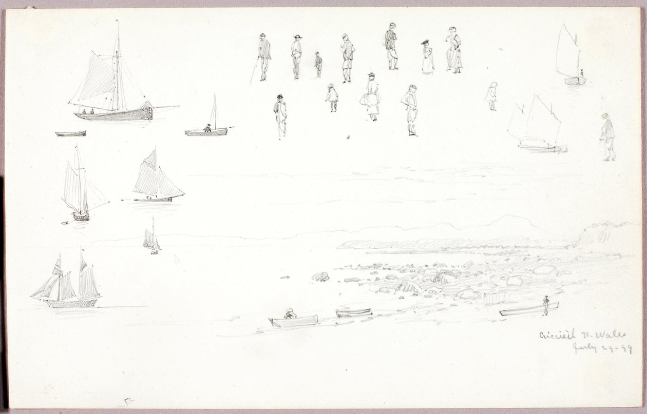 Criccieth, Nordwales von George Elbert Burr