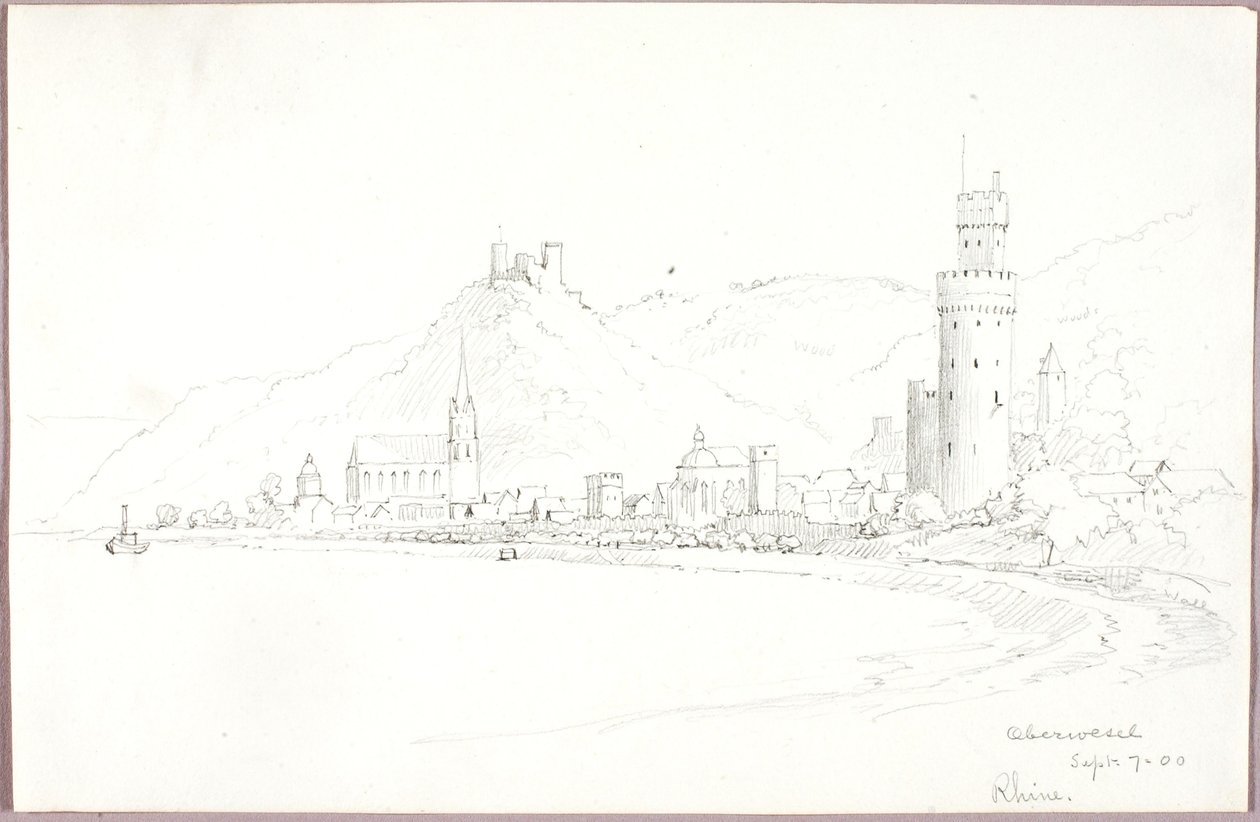 Oberwesel von George Elbert Burr