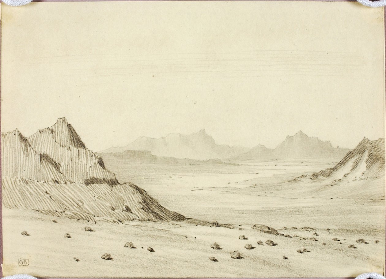 Ohne Titel (Zeichnung für Druck) von George Elbert Burr