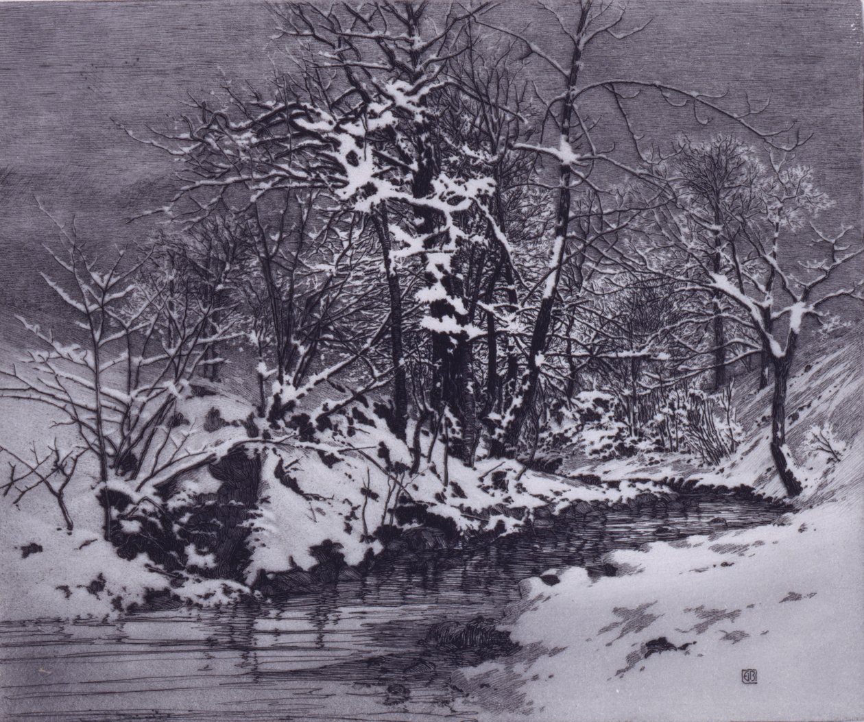 Wintermorgen von George Elbert Burr