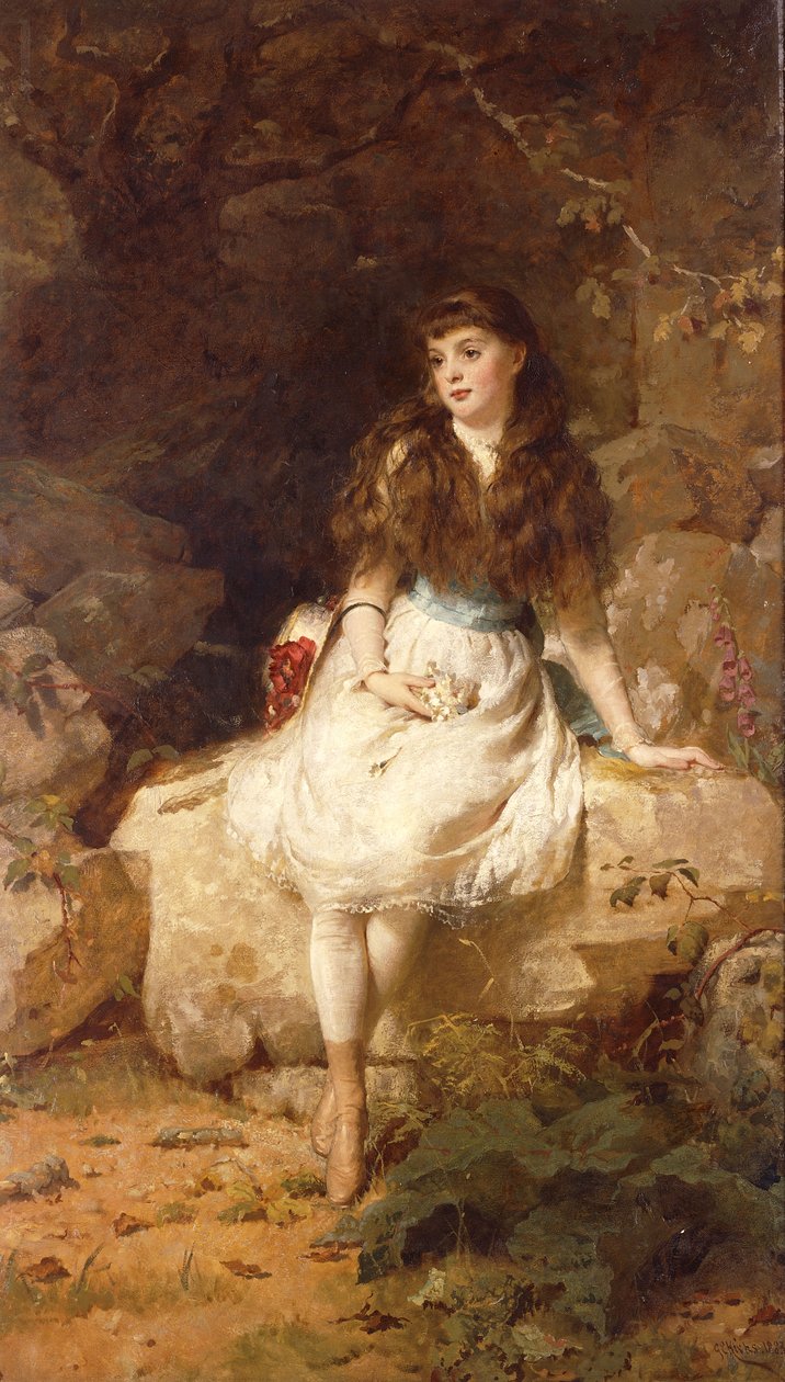 Lady Edith Amelia Ward, Tochter des 1. Earl of Dudley, 1883 von George Elgar Hicks