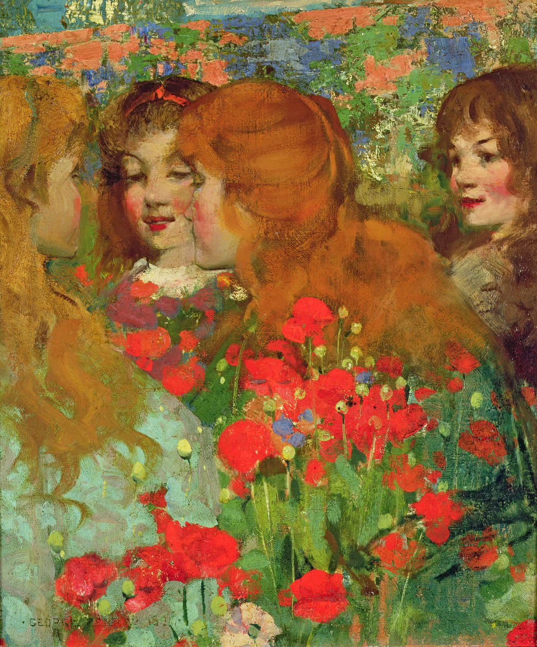 Die Mohnblumen von George F. Henry