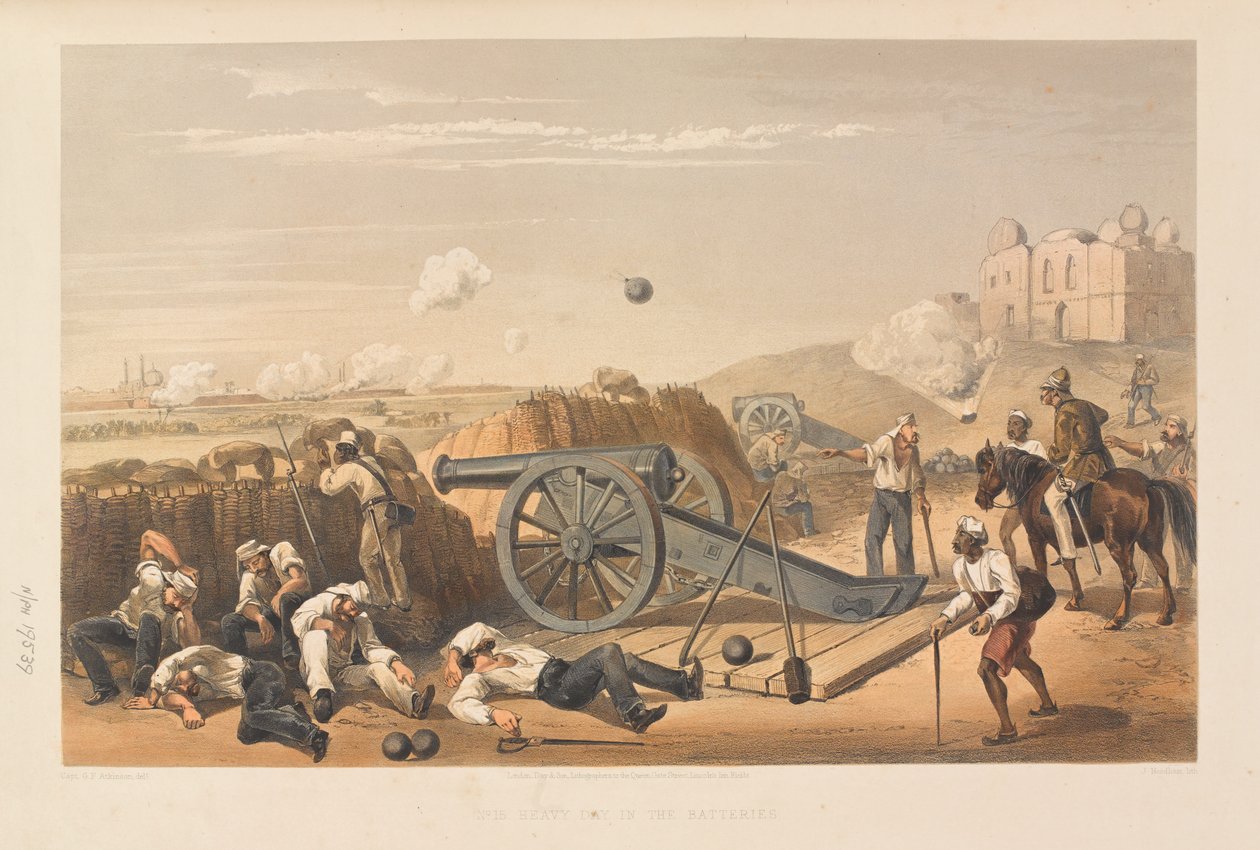 Schwerer Tag in den Batterien?, 1857 von George Francklin Atkinson