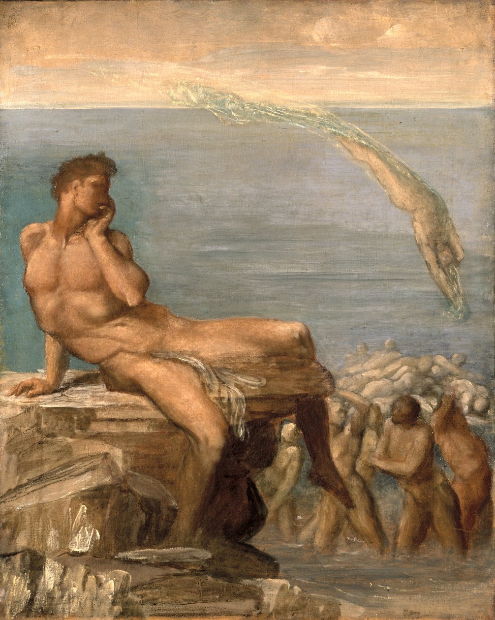 Das Genie der griechischen Poesie, 1878 von George Frederick Watts