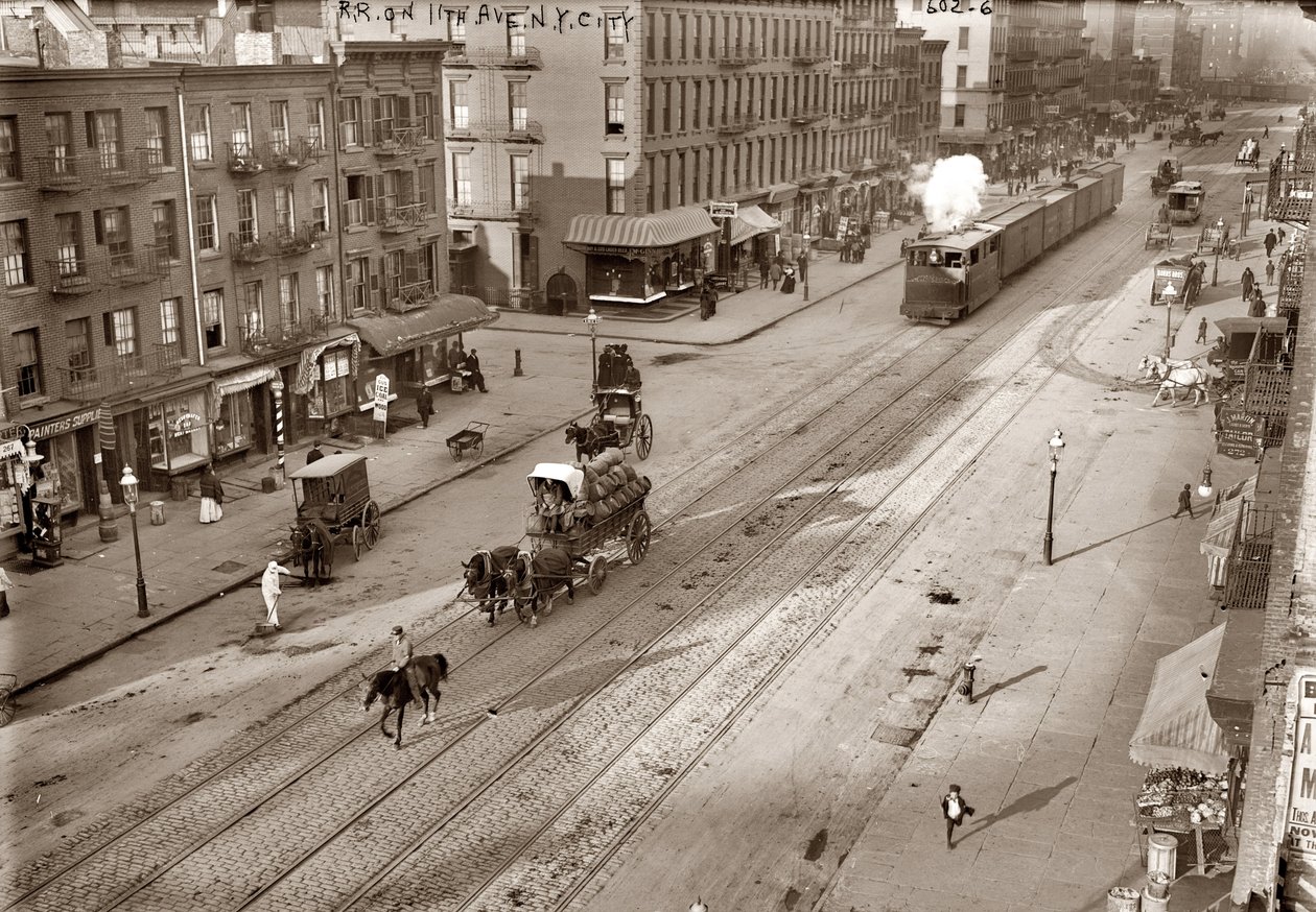 Elfte Avenue und New York Central Railroad von George Grantham   Bain News Service Bain