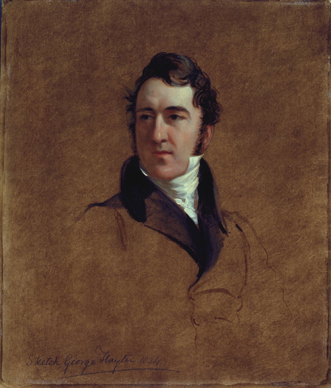 Porträtskizze von John Poulter, 1834 von George Hayter