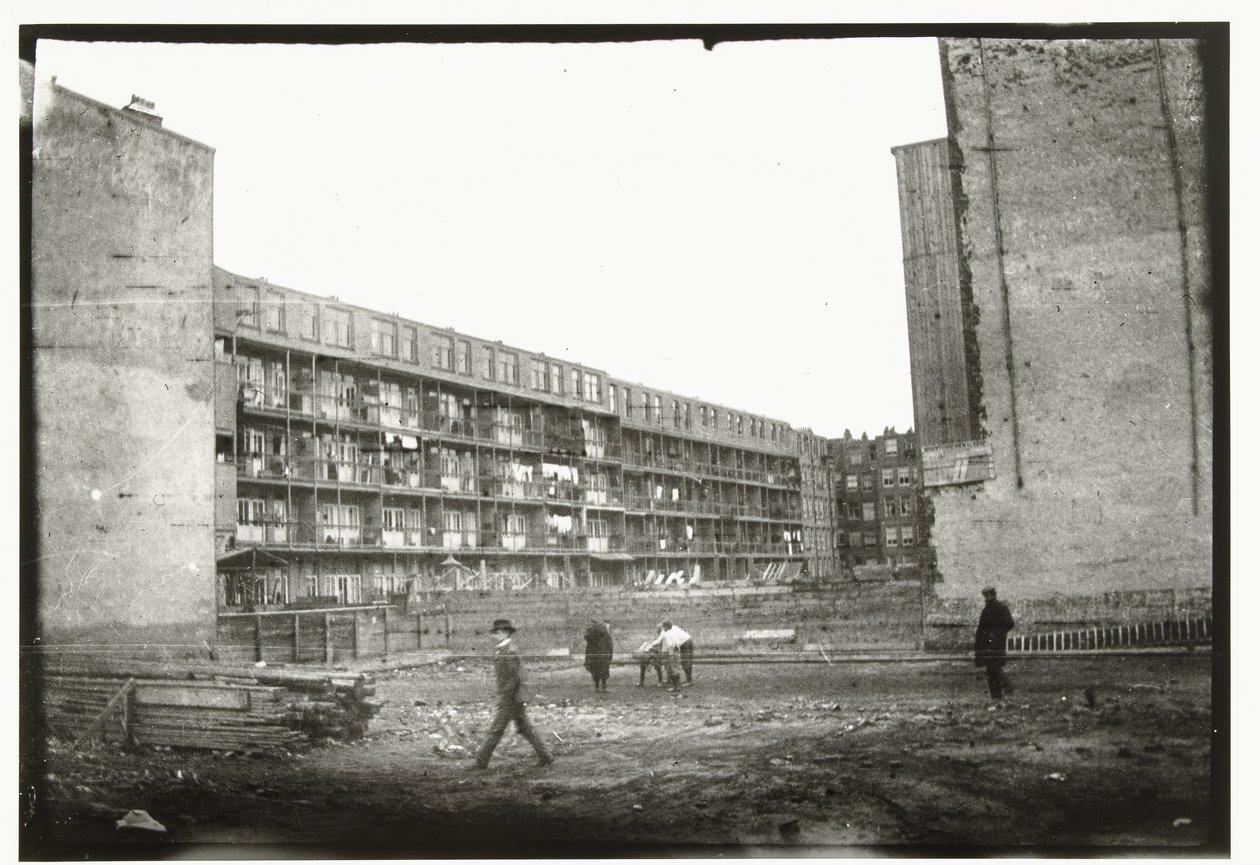 Neubau an der Overtoom in Amsterdam von George Hendrik Breitner