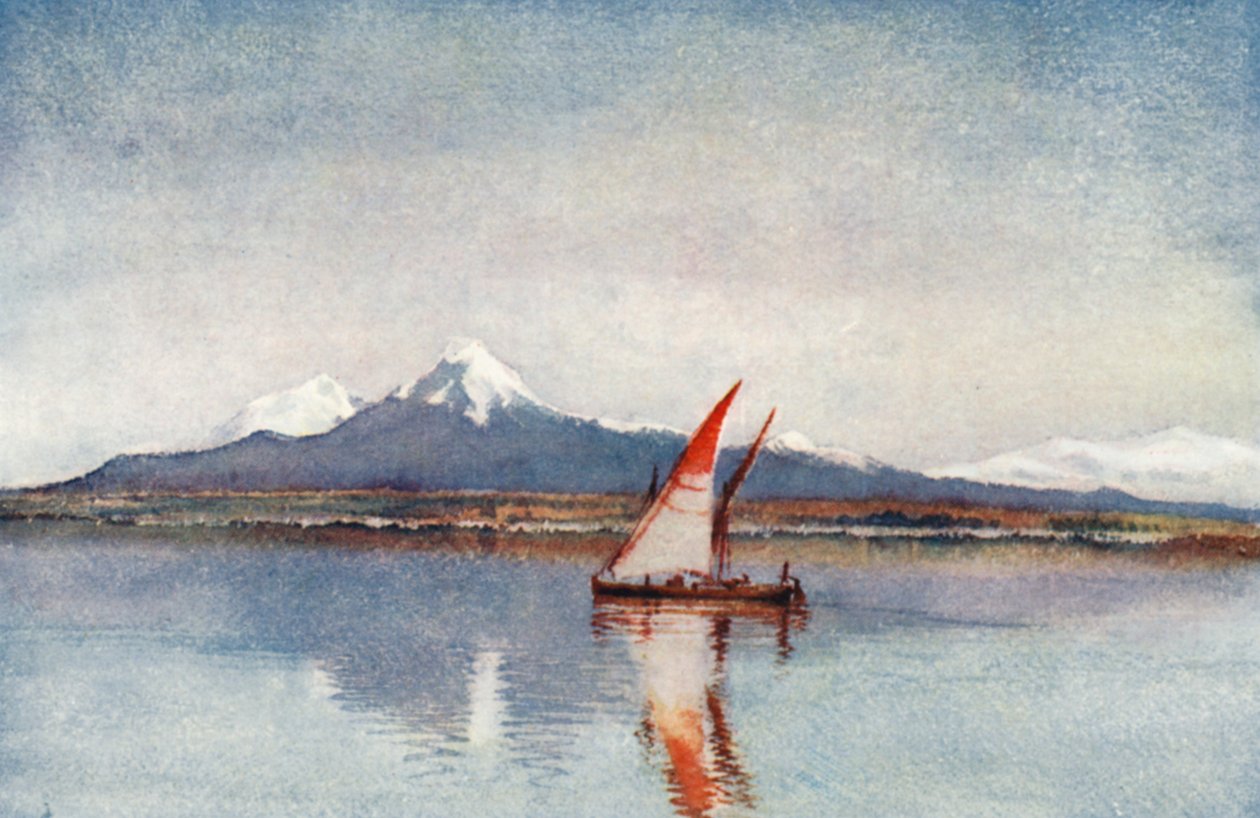 Bucht von Tunis, von Karthago aus, zeigt Bou-Cornein von George Henry Benton Fletcher