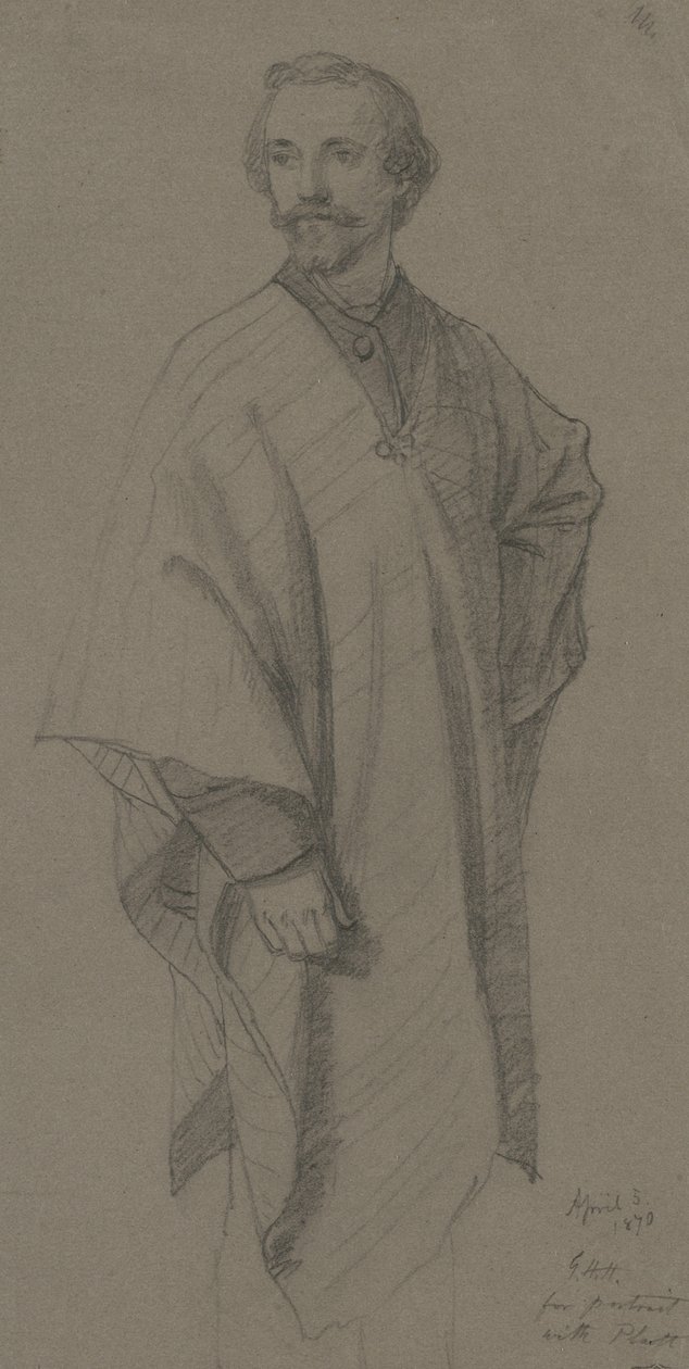 Selbstporträt, 1870 von George Henry Hall