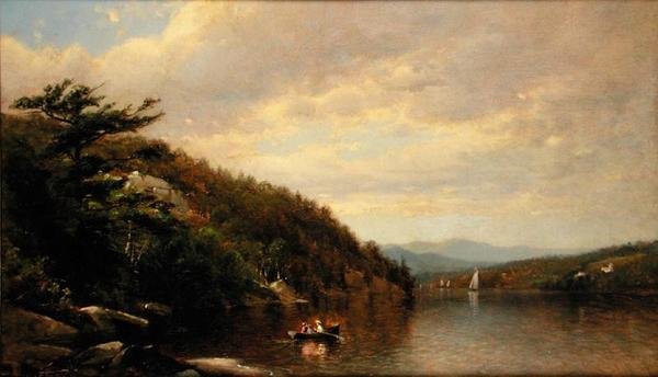 Bootsfahrt auf dem Lake George von George Henry Smillie