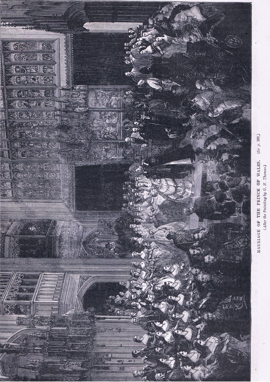 Die Hochzeit des Prinzen von Wales von George Housman Thomas