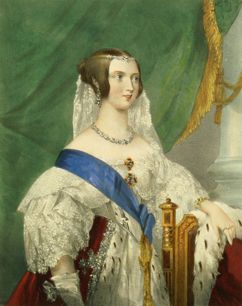 Ihre gnädigste Majestät, Königin Victoria (1819-1901) graviert von James Henry Lynch von George Howard