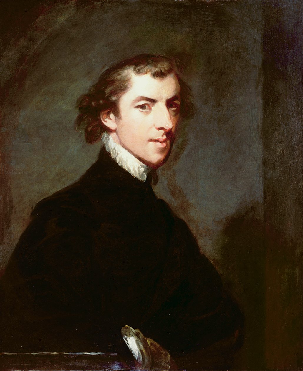Selbstporträt, ca. 1780 von George Huddesford