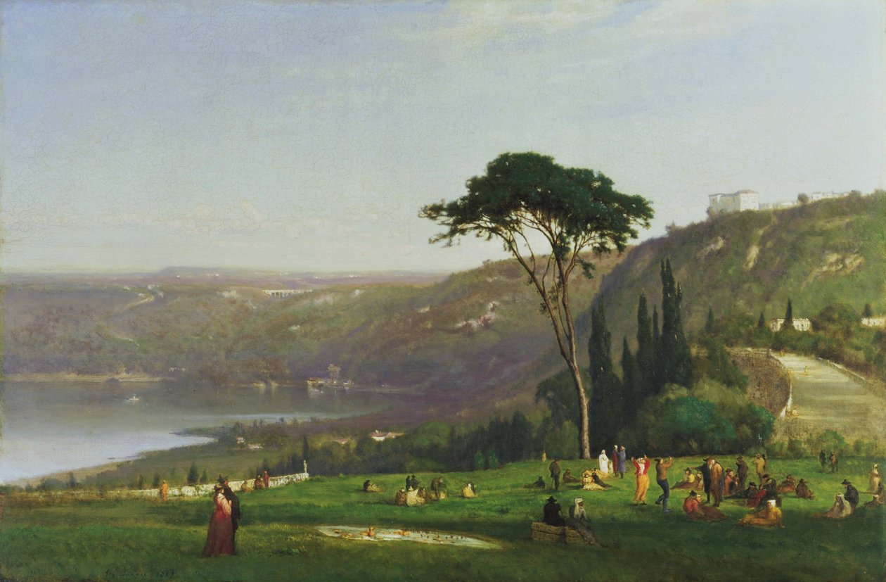 Albano-See von George Inness
