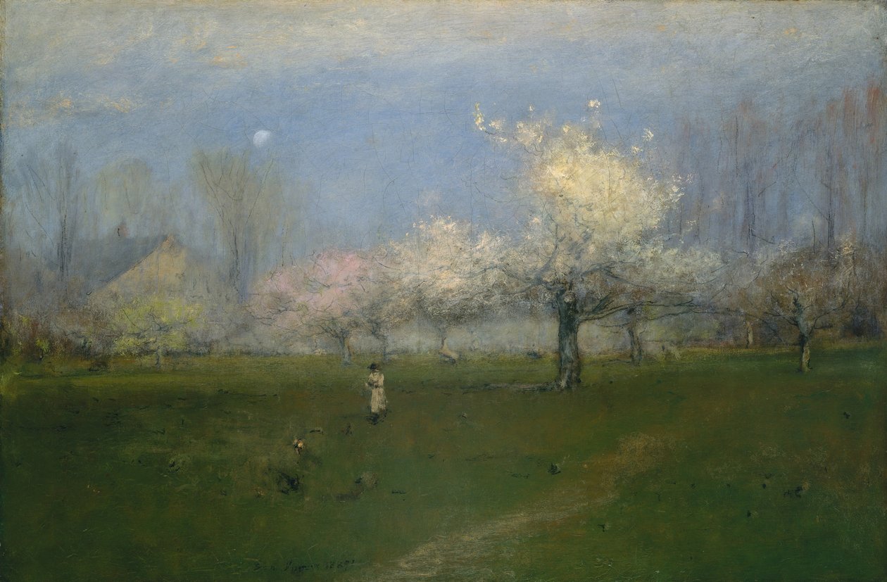 Frühlingsblüten, Montclair, New Jersey von George Inness