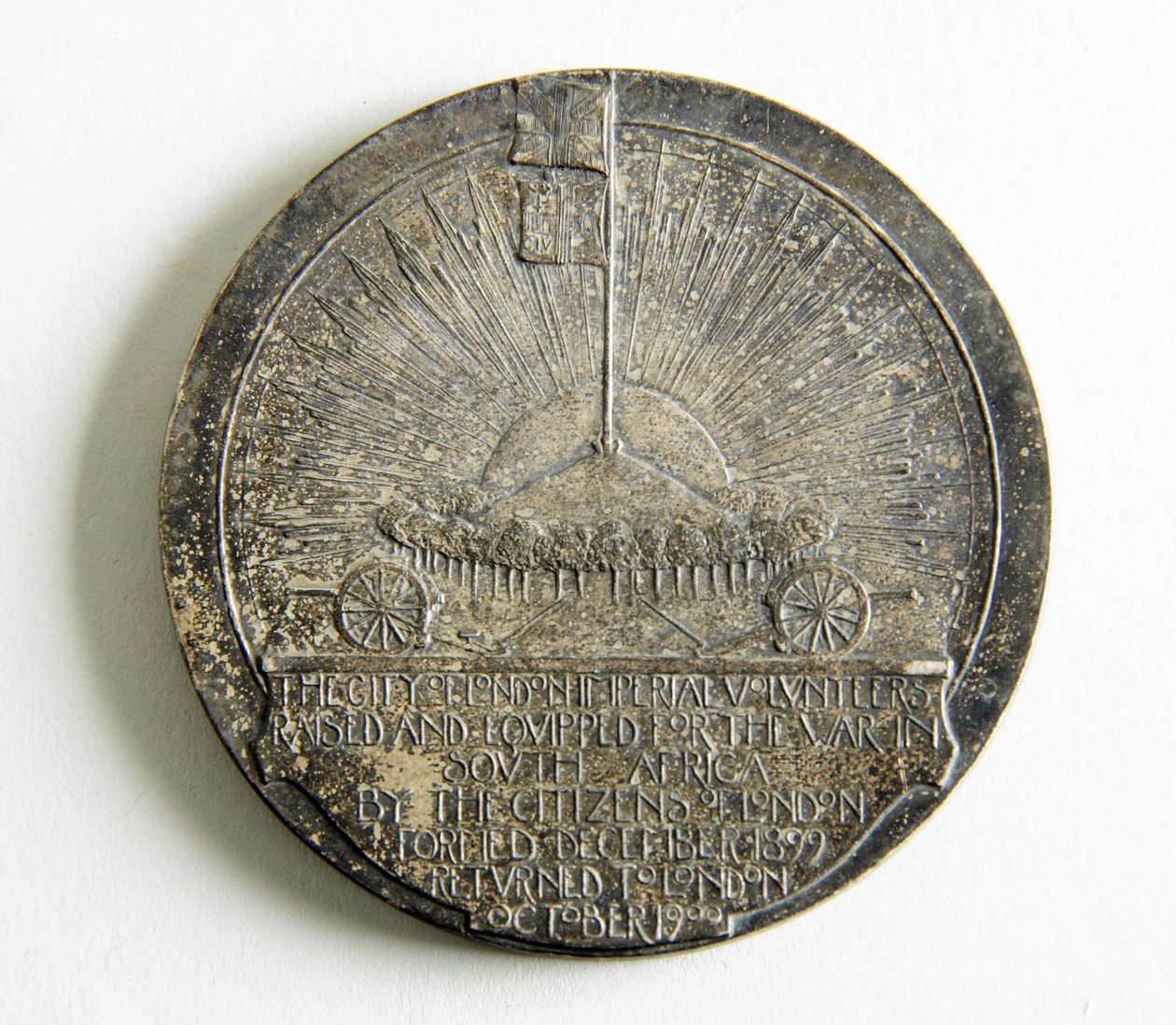 Medaille zur Erinnerung an die Rückkehr der City Imperial Volunteers aus dem Burenkrieg von George James Frampton