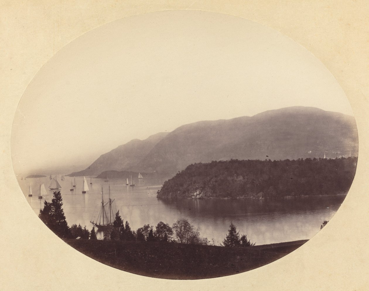 Von Trophy Point, West Point, Hudson River, ca. 1867-1868 von George K Warren
