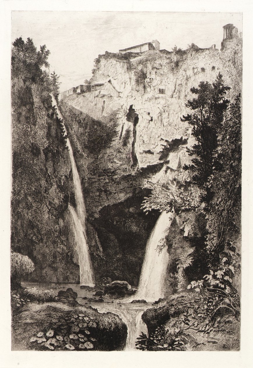 Die Wasserfälle von Tivoli von George Loring Brown
