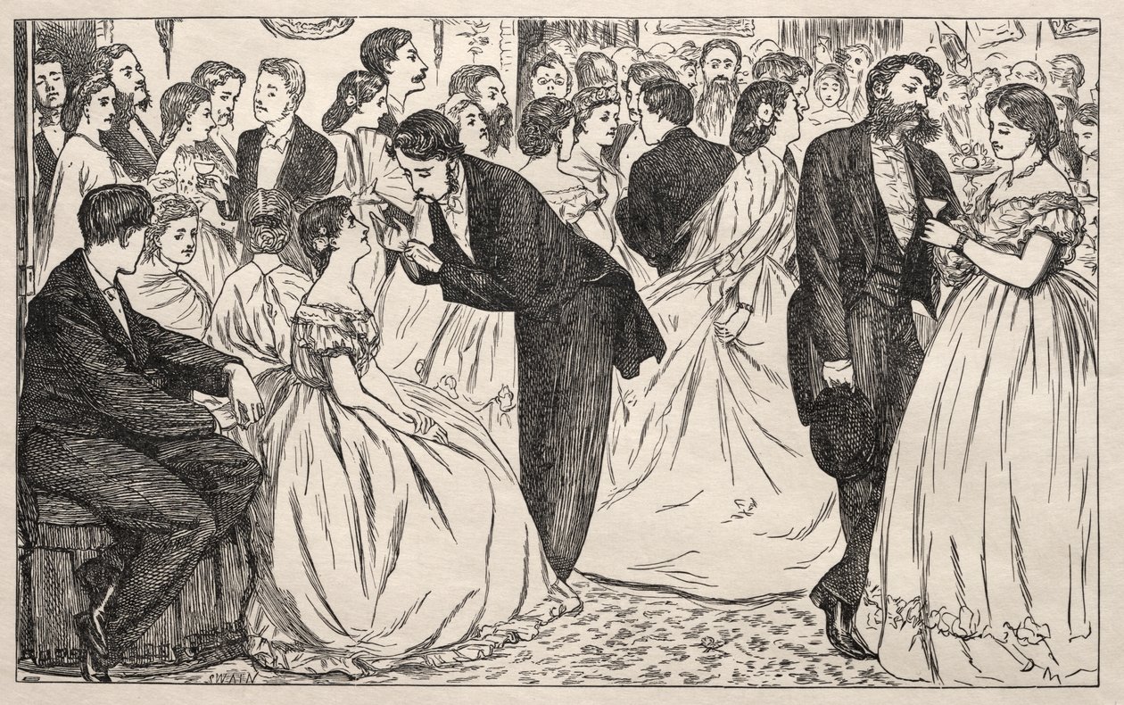 Ein kleiner Tanz in der Harley Street von George Louis Palmella Busson Du Maurier