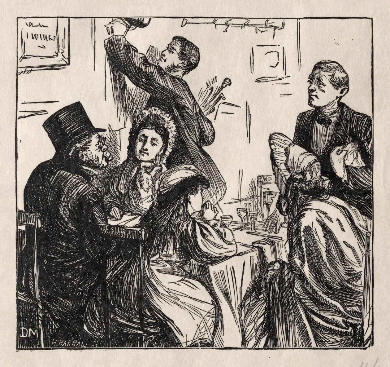 Erfrischung - Auf der Großen Ausstellung von George Louis Palmella Busson Du Maurier