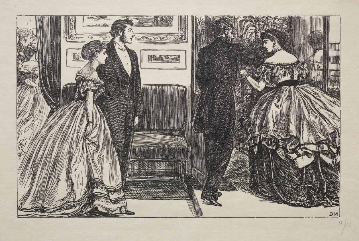 Die Königin der Diamanten - Wie sie gewonnen und verloren wurde, 1866 von George Louis Palmella Busson Du Maurier