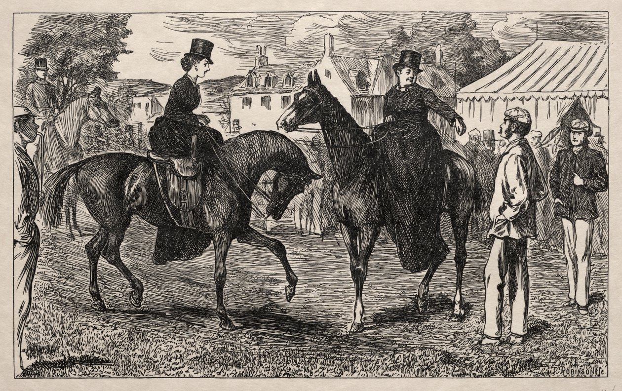 Warum die Pifflers ihr Rückspiel verloren, 1865 von George Louis Palmella Busson Du Maurier