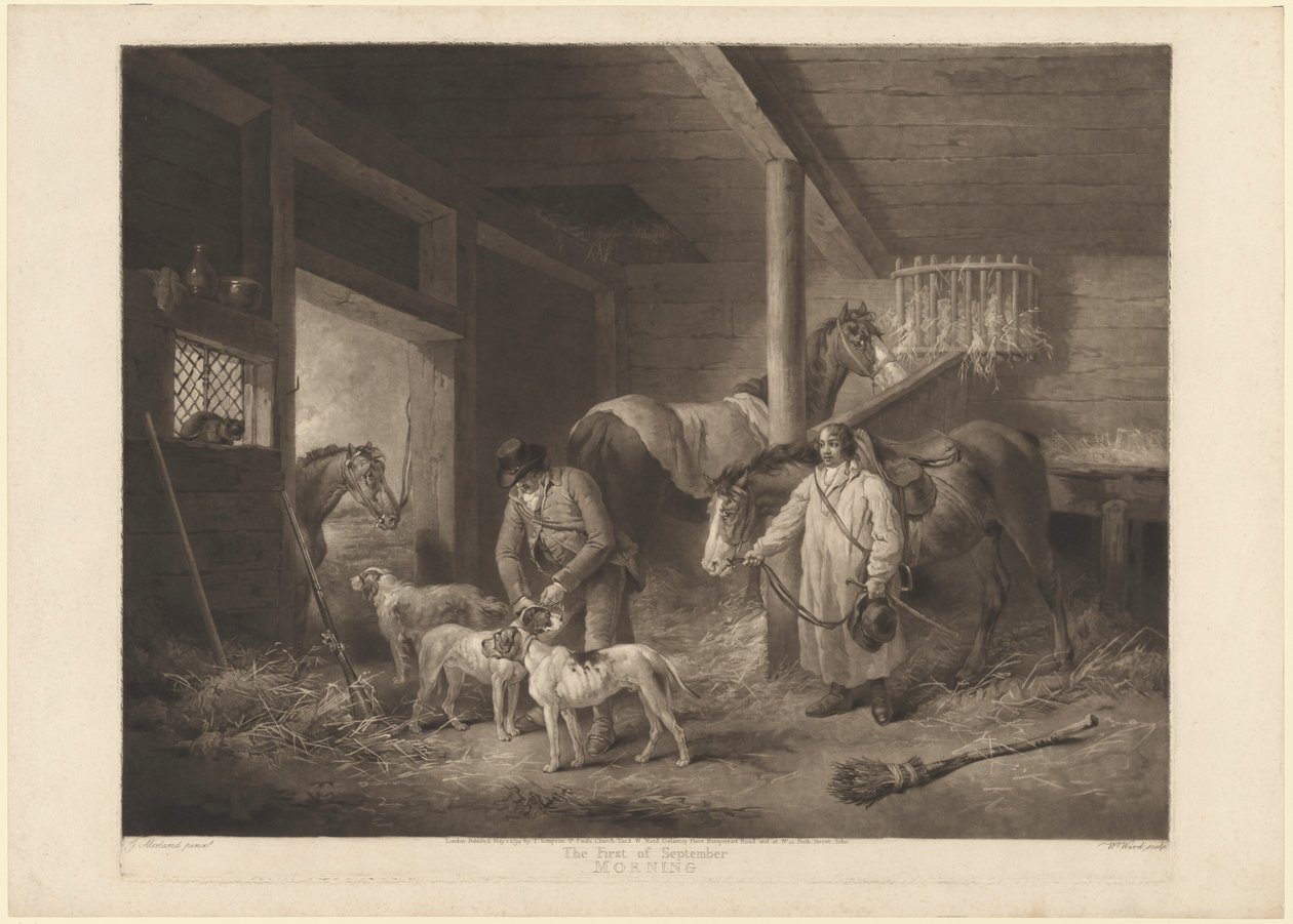Der erste September, Morgen von George Morland