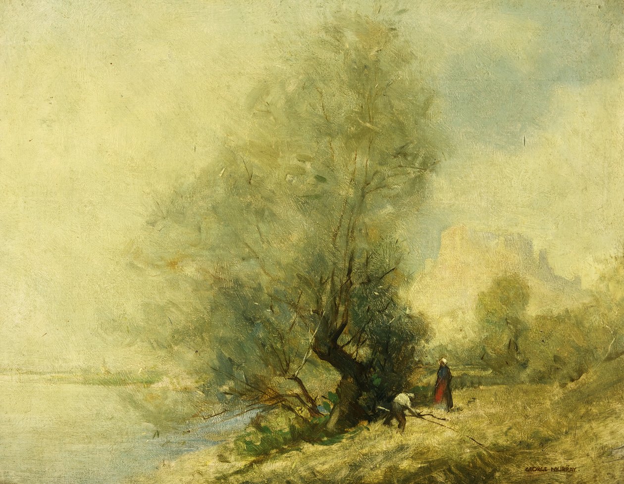 An der Seine nahe Chateau Gaillard bei Les Andeleys zwischen Rouen und Paris von George Murray