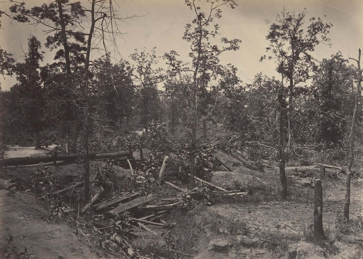 Schlachtfeld von Atlanta, Georgia, 22. Juli 1864 Nr. 1, 1860er Jahre von George N. Barnard