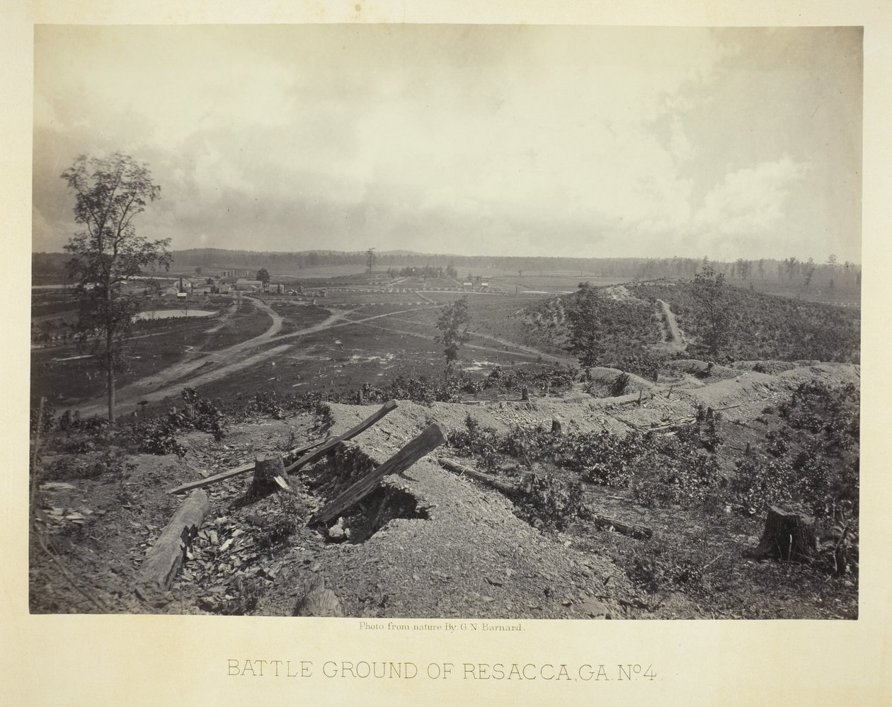 Schlachtfeld von Resacca, GA, Nr. 4 von George N. Barnard