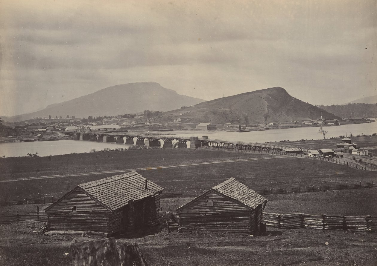 Chattanooga von Norden, 1860er von George N. Barnard