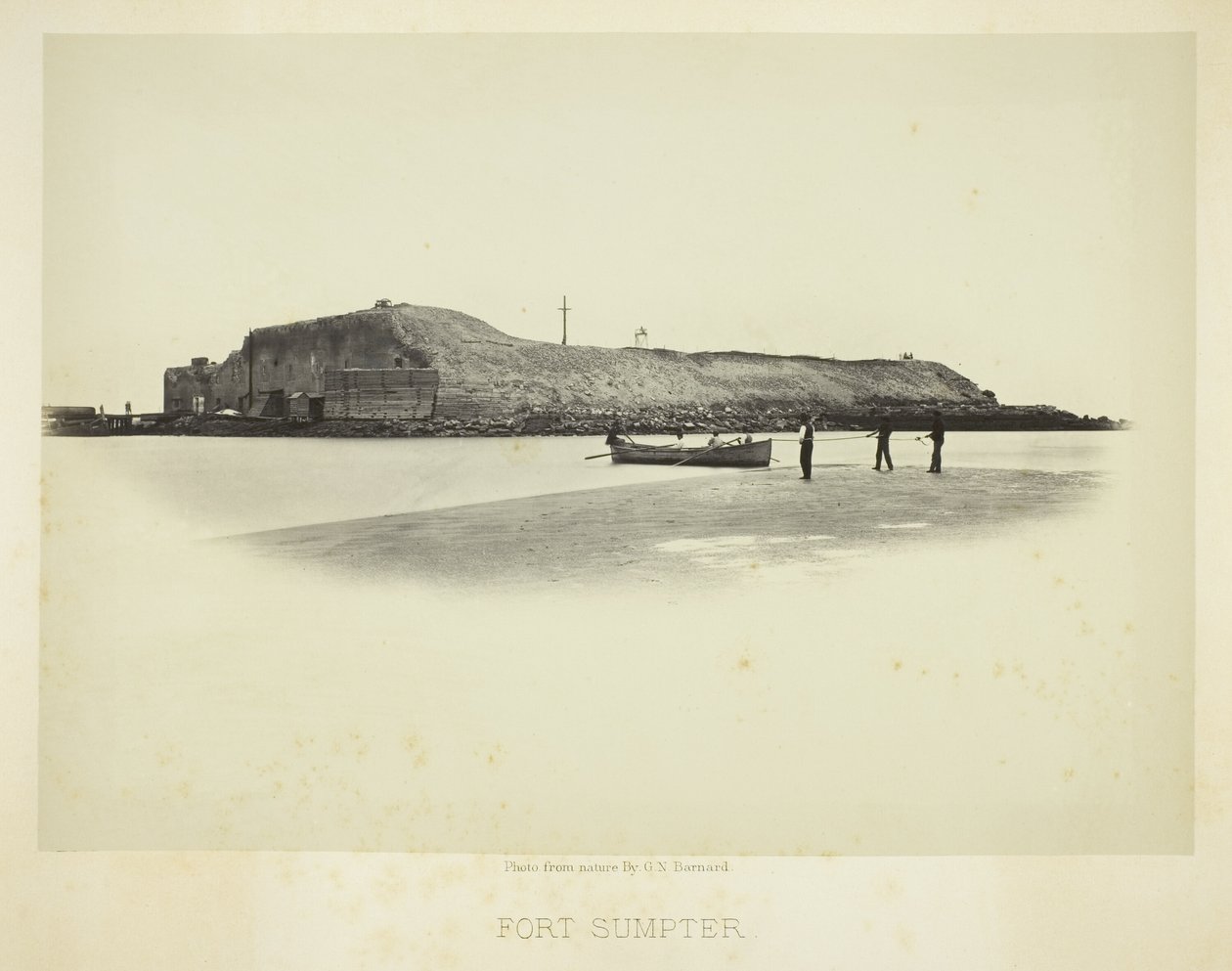 Fort Sumpter von George N. Barnard