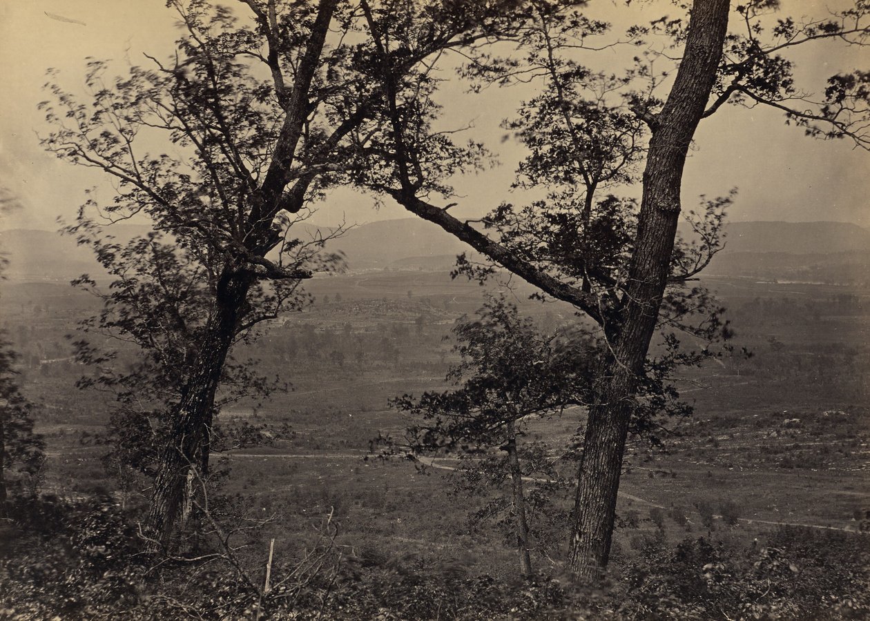Orchard Knob von Mission Ridge von George N. Barnard