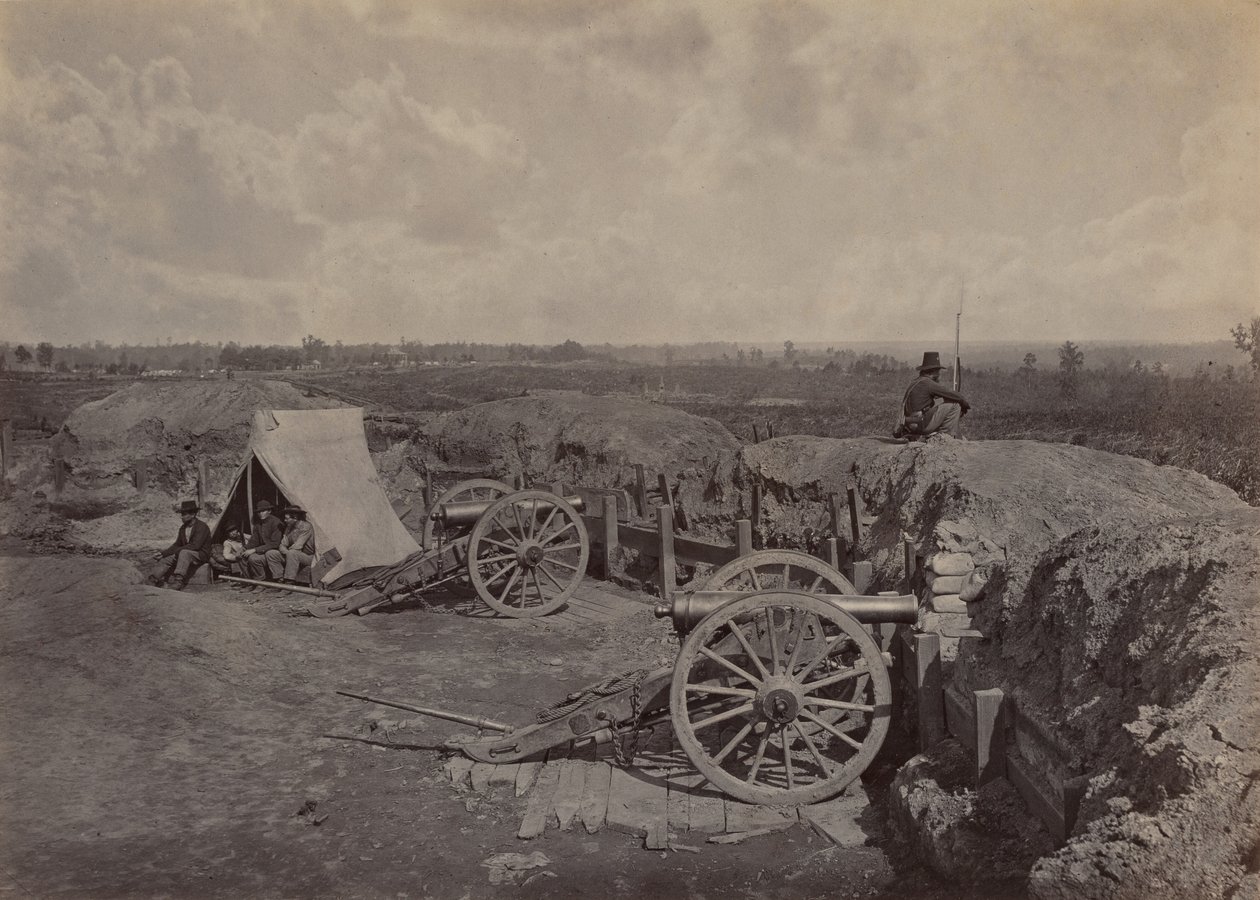 Rebellenwerke vor Atlanta, GA, Nr. 4 von George N. Barnard