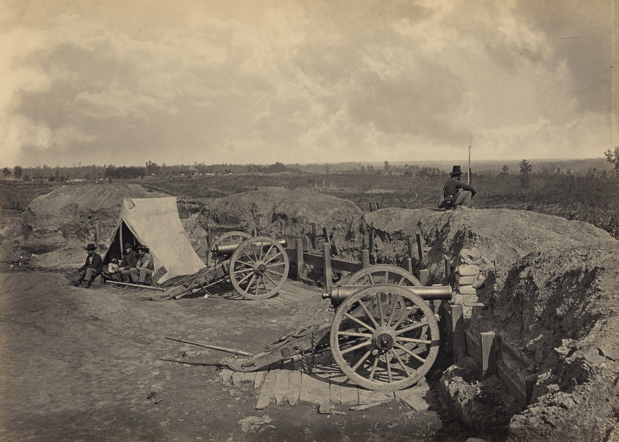 Rebellenwerke vor Atlanta, Ga., Nr. 4 von George N. Barnard