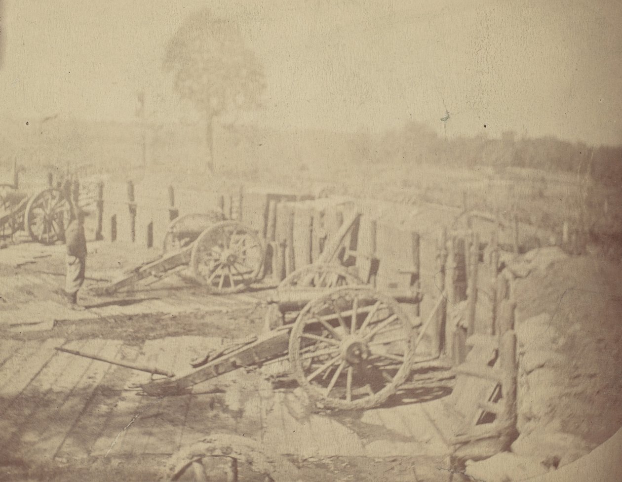 Rebellenwerke vor Atlanta, Georgia, Nr. 2 von George N. Barnard