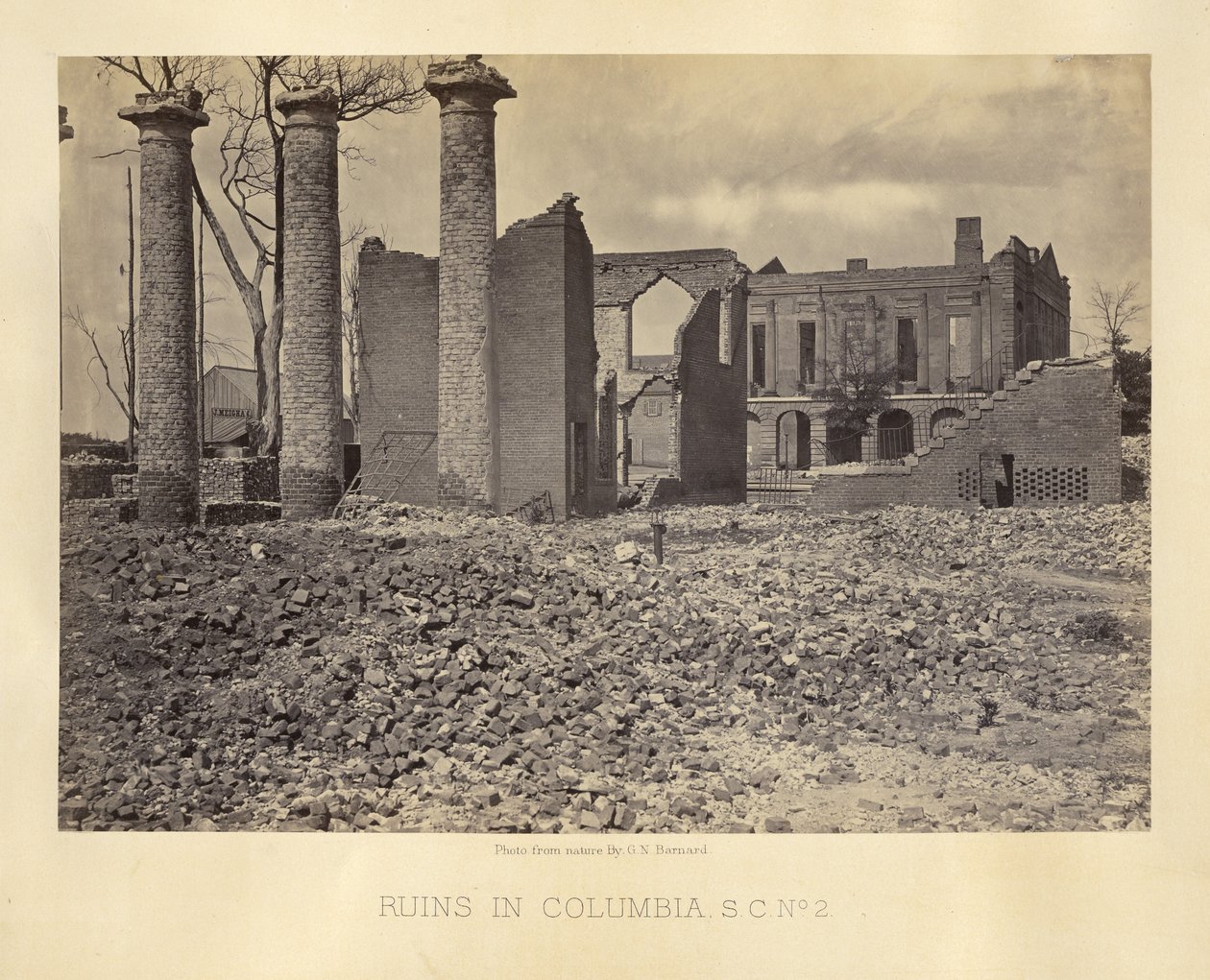 Ruinen in Columbia, S.C. Nr. 2 von George N. Barnard
