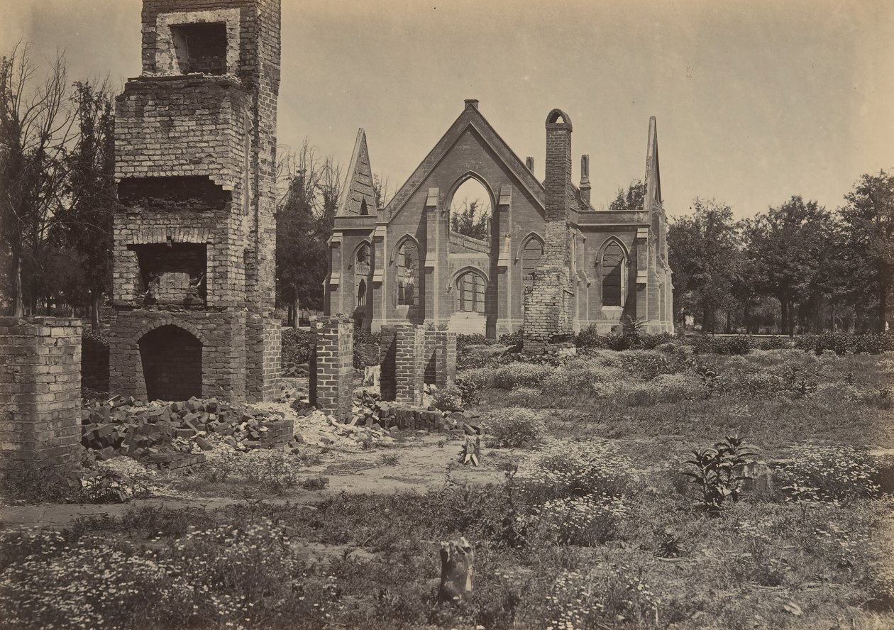 Ruinen in Columbia, South Carolina, 1860er Jahre von George N. Barnard