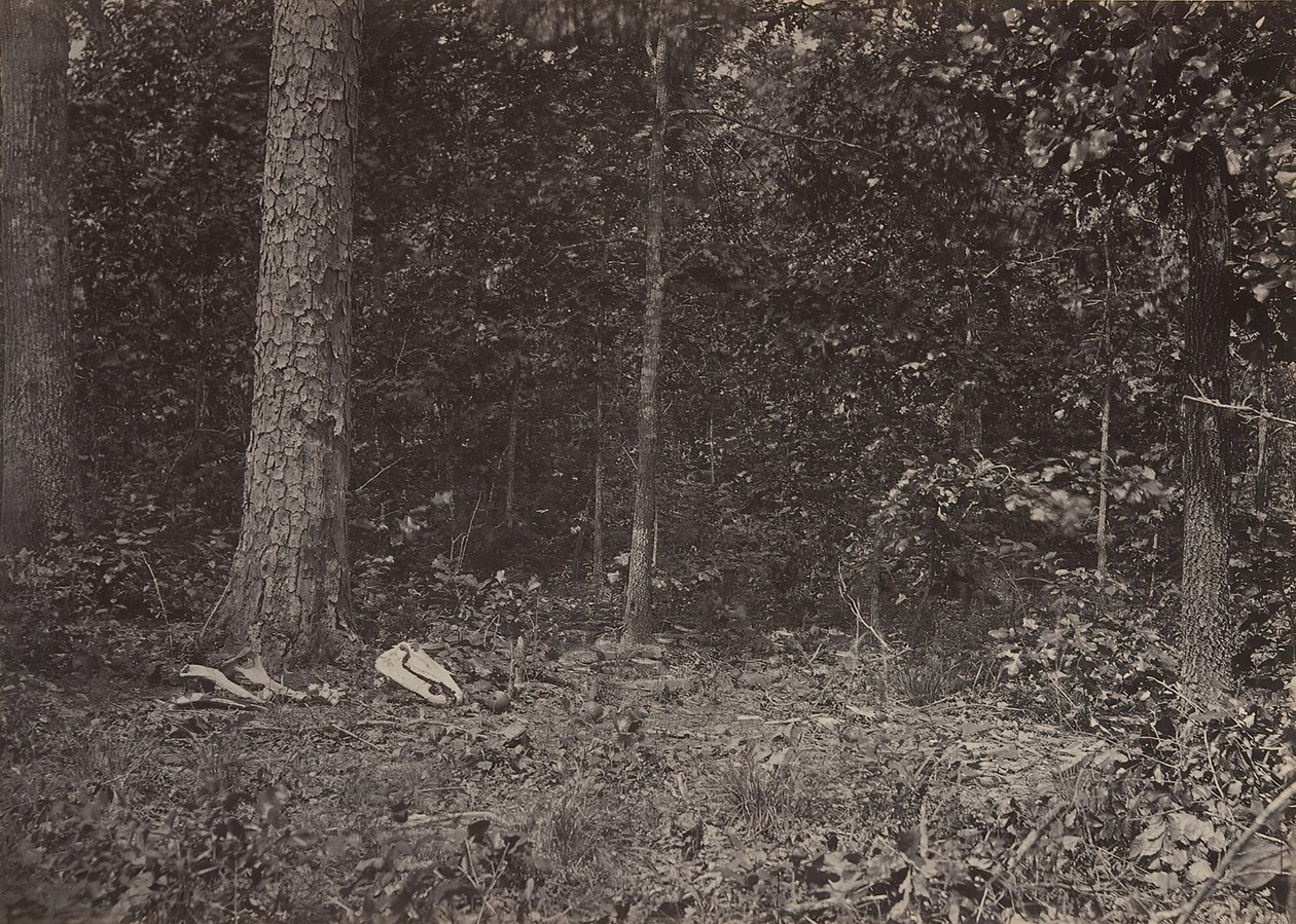 Szene vom Tod von General McPherson, 1864 oder 1866 von George N. Barnard
