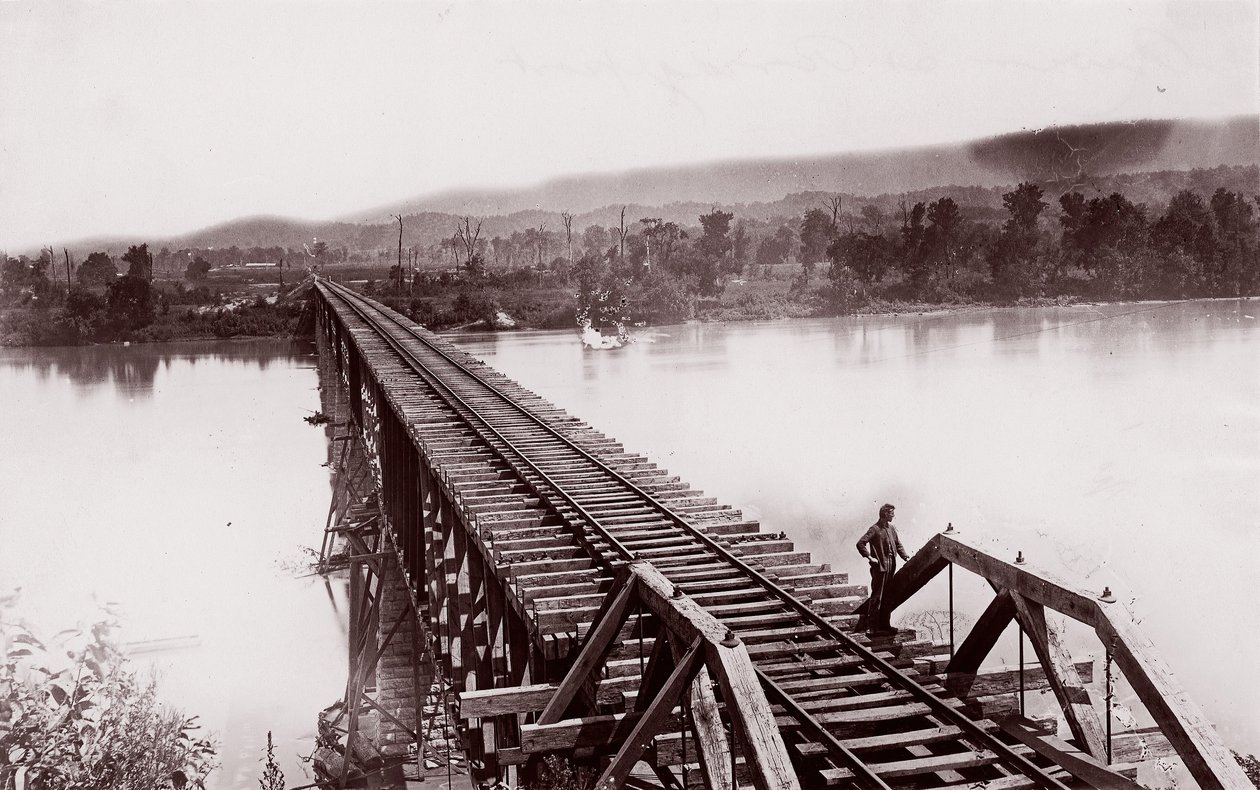 Tennessee River bei Bridgeport von George N. Barnard